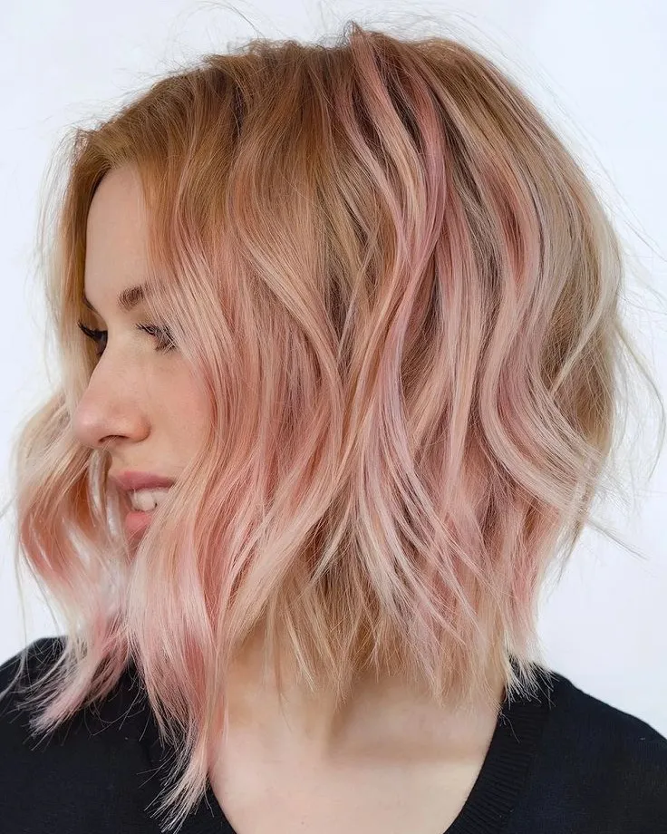 long bob haircuts ombre women